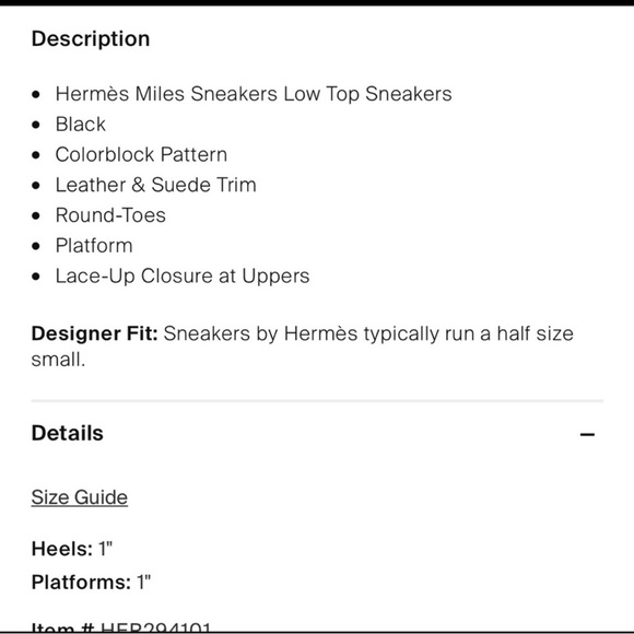 Hermes miles sneakers - Picture 15 of 15